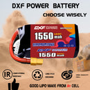 DXF 1400mAh 5S 150C 18.5V Lipo Battery Pack for FPV LiPo Battery