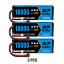 DXF 2S 7.6V 10000mAh 150C Blue Version Hardcase LiPo Battery with Deans T-Plug for 1/8 RC Cars, Boats, Trucks (1-6 Pack Available)