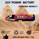 DXF 520mAh 3S 80C 11.4V Lipo Battery Pack for FPV LiPo Battery