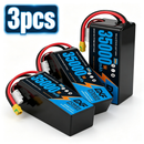 DXF 6S 22.2V 35000mAh 5C Soft Case LiPo Battery with 8AWG Wire for Toy Cars, Boats, UAVs & Drones (1-6 Pack)