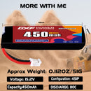 DXF 450mAh 4S 80C 14.8V Lipo Battery Pack for FPV LiPo Battery
