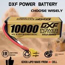 (CN)DXF Lipo Battery 3S 11.4V 10000MAH 150C  lipo Hardcase with  DEANS/T Plug for Rc 1/8 1/10 Buggy Truck Car Off-Road Drone