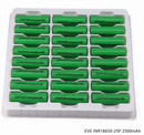 EVE INR18650-25P 2500mAh 20A Li-ion Battery for Power Tools, E-Bikes & DIY Battery Packs (1-100 PCS)
