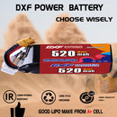 DXF 520mAh 6S 80C 22.8V Lipo Battery Pack for FPV LiPo Battery