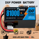 (CN)DXF 14S Lipo Battery 51.8V 5C 81000mAh Soft Case Battery  for Drone UAV FPV Car Truck Tank RC Buggy Truggy Racing Hobby