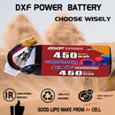 DXF 450mAh 6S 80C 22.8V Lipo Battery Pack for FPV LiPo Battery