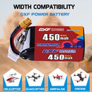 DXF 450mAh 6S 80C 22.2V Lipo Battery Pack for FPV LiPo Battery