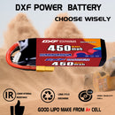 DXF 450mAh 5S 80C 18.5V Lipo Battery Pack for FPV LiPo Battery