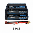 DXF 2S 7.4V 8000mAh 110C Graphene Hardcase LiPo Battery with 5mm Bullet to Deans Plug for 1/10 1/8 RC Cars, Trucks, Slash 4x4 (1-6 Pack Available)