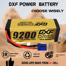 (GE)DXF High Voltage 4S 9200 mAh 15,2 V 130C Batteria Lipo ad Alta Capacità Hardcase con XT90 Spina per 1:8 Scala RC Auto, Multi-Rotore RC Aeroplano, RC Elicottero, RC Barca