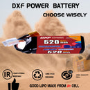 DXF 520mAh 4S 80C 15.2V Lipo Battery Pack for FPV LiPo Battery