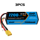 (CA)DXF Lipo Battery 3S 11.1V 7200MAH 100C Blue Series lipo Hardcase with  XT90 Plug for Rc 1/8 1/10 Buggy Truck Car Off-Road Drone