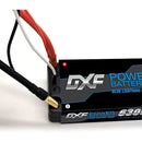(ES)DXF Lipo Battery 2S 7.6V 6300mAh 130C/260C Shorty 5MM Hardcase Battery Graphene Battery for Rc Truck Drone 1/10 1/8 Scale Traxxas Slash 4x4 RC Car Buggy truggy