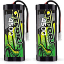 (UK)GTFDR Lipo Battery 7.2V 4500MAH lipo Hardcase with  Tymia  Plug for Rc 1/8 1/10 Buggy Truck Car Off-Road Drone