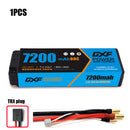 (CN) DXF 2S 7.4V Lipo Battery 50C 5200mAh with 4mm Bullet for RC 1/10 1/8 Vehicles Car Truck Tank Truggy Competition Racing Hobby