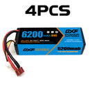 (CA)DXF Lipo Battery 3S 11.1V 6200MAH 80C  lipo Hardcase Deans/T Plug for Rc 1/8 1/10 Buggy Truck Car Off-Road Drone