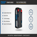 DXF LiPo Battery 2S2P HV 7.6V 10000mAh 150C Graphene Gray with 5mm Bullet / EC5 / T / TRX / XT60 / XT90 / XT150 / Q8s Plug for RC 1/10 1/8 1/5 Scale Car Racing
