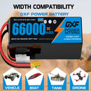 (CN)DXF 6S Lipo Battery 22.2V 10C 60000mAh Soft Case Battery  for Drone UAV FPV Car Truck Tank RC Buggy Truggy Racing Hobby