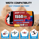 DXF 1550mAh 5S 150C 18.5V Lipo Battery Pack for FPV LiPo Battery