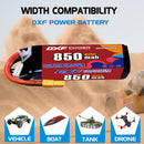 DXF 850mAh 6S 60C 22.8V Lipo Battery Pack for FPV LiPo Battery