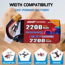 DXF 2200mAh 6S 110C 22.2V Lipo Battery Pack for FPV LiPo Battery