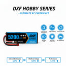 DXF LiPo Battery 2S 7.4V 5200mAh 120C Graphene Softcase with EC5 / T / TRX / XT60 / XT90 / XT150 / Q8s Plug for RC 1/8 1/10 Buggy Truck Car Off-Road Drone
