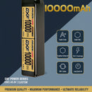 DXF Lipo Battery 12S HV 45.6V 10000mAh 150C GoldSeries Graphene Softcase with EC5 / T / TRX / XT60 / XT90 / XT150 / Q8s Plug for RC 1/8 1/10 Buggy Truck Car Off-Road Drone