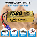 DXF 리포 배터리 4S 15.2V 9200MAH 130C 골드시리즈 그래핀 리포 하드케이스 (EC5 및 XT90 플러그 포함) Rc 1/8 1/10 버기 트럭 자동차 오프로드 드론용
