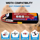 DXF 660mAh 3S 90C 11.4V Lipo Battery Pack for FPV LiPo Battery