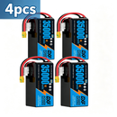 (CN) DXF 14S 51.8V 35000mAh 5C Semi-Solid-State Soft Case LiPo Battery with 8AWG Plug Options for Heavy-Lift Drone UAV Agricultural Multirotor (1-6 Pack Available)