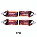 DXF 4S 14.8V 2200mAh 150C Softcase LiPo Battery with XT60 for RC Cars, Boats, Trucks (1-6 Pack Available)