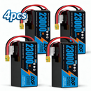 DXF SEMI-SOLID 6S 22.2V 23000mAh 10C Soft Case LiPo Battery with 8AWG Wire for Toy Cars, Toy Boats, UAVs & Drones (1-6 Pack)