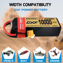 (CN)DXF 5S Lipo Battery 19.0V 150C 10000mAh Soft Case Battery with EC5 XT90 Connector for Car Truck Tank RC Buggy Truggy Racing Hobby