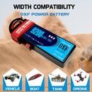 (GE)DXF 2S 9200mAh 7.6V 130C Batteria Lipo ad Alta Capacità Hardcase con XT90 Spina per 1:8 Scala RC Auto, Multi-Rotore RC Aeroplano, RC Elicottero, RC Barca