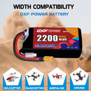DXF 2200mAh 2S 150C 7.4V Lipo Battery Pack for FPV LiPo Battery