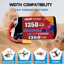 DXF 1350mAh 5S 140C 18.5V Lipo Battery Pack for FPV LiPo Battery