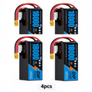 DXF SEMI-SOLID 12S 44.4V 18000mAh 10C Soft Case LiPo Battery with 8AWG Wire for UAVs & Drones (1-6 Pack)