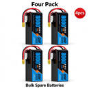 (CN)DXF 6S Lipo Battery 22.8V 130C 8000mAh Soft Case Battery  for Drone UAV FPV Car Truck Tank RC Buggy Truggy Racing Hobby