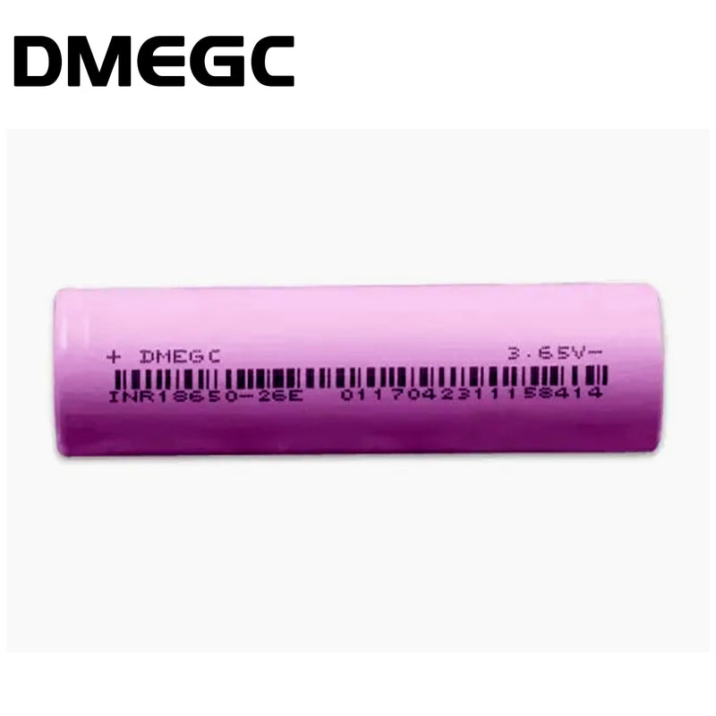 Dmegc Inr18650 26ea 26e 2600mAh 5c A Grade Lithium Li-ion Cell 3.7V 2500mAh 15A Made in China 18650 for E-Bike Battery Pack