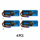 DXF 3S LiPo 배터리 8400mAh 120C 11.1V EC5 하드케이스 - RC 버기 트럭 레이싱용 블루 시리즈 그래핀 배터리