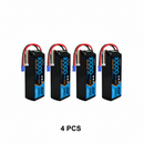 DXF 4S 14.8V 10000mAh 100C Graphene Soft Case LiPo Battery with EC5 Plug for 1/8 1/7 RC Cars, Trucks, Buggies & Boats (1-2 Pack Options)