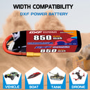 DXF 850mAh 5S 60C 19.0V Lipo Battery Pack for FPV LiPo Battery