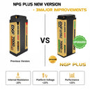 DXF LiPo Battery 2S2P HV 7.6V 7000mAh 150C Graphene NGP Plus Gold Version with 5mm Bullet / EC5 / T / TRX / XT60 / XT90 / XT150 / Q8s Plug for RC 1/10 1/8 1/5 Scale Car Racing
