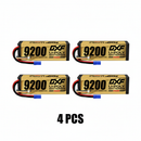 DXF 3S 11.4V 9200mAh 140C Hardcase LiPo Battery with 10AWG EC5 for 1/8 1/10 RC Cars, Boats, Trucks (1-6 Pack Available)