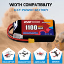 DXF 1100mAh 3S 120C 11.4V Lipo Battery Pack for FPV LiPo Battery