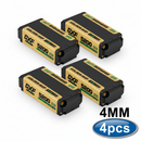 DXF 2S 7.4V 5200mAh 140C Shorty LiPo Hardcase Battery with 4mm Deans T-Plug for RC Car (1-6 Pack)