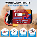 DXF 1100mAh 5S 120C 19.0V Lipo Battery Pack for FPV LiPo Battery
