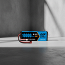 DXF 2S 7.6V 10000mAh 150C Blue Version Hardcase LiPo Battery with Deans T-Plug for 1/8 RC Cars, Boats, Trucks (1-6 Pack Available)