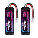 DXF NiMH Battery 6S 7.2V 3600mAh with Tamiya / EC3 / T-Plug / XT60 Connector for RC 1/10 Car Truck Buggy