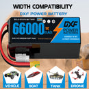 (CN)DXF 14S Lipo Battery 51.8V 10C 66000mAh Soft Case Battery  for Drone UAV FPV Car Truck Tank RC Semi solidstate Battery Racing Hobby